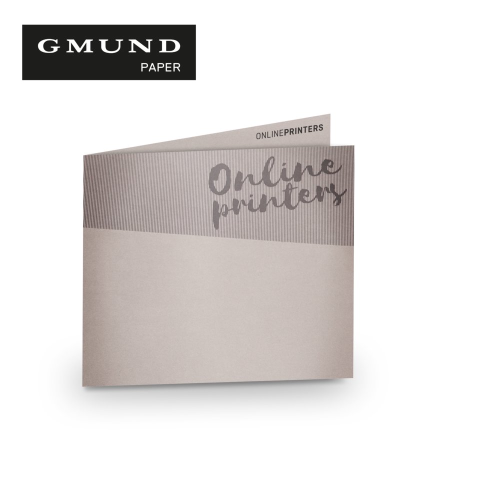 NEUSER PAPIER 50x vierkante vintage enkele kaarten, handgemaakt papier, 12 x 12 cm - Natuurlijk wit 225 g/m² - Vellum oppervlak