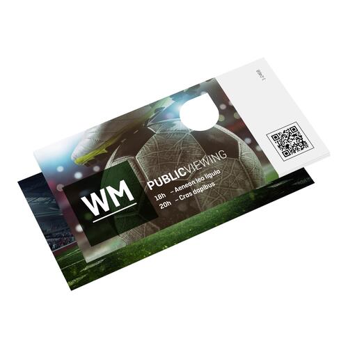 Eintrittskarten beidseitig bedruck aus Papier