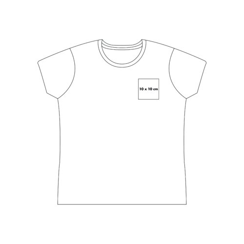 Katoenen T-shirt met korte mouwen en ronde hals.