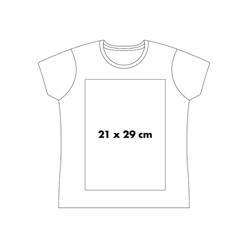 Katoenen T-shirt met korte mouwen en ronde hals.