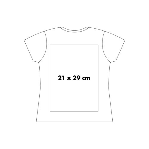 Katoenen T-shirt met korte mouwen en ronde hals.