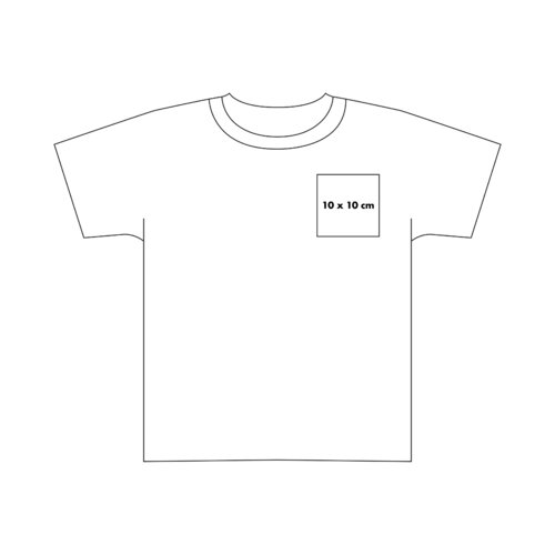 Zacht katoenen T-shirt met korte mouwen en ronde hals.