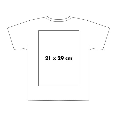 Katoenen T-shirt met korte mouwen en ronde hals.