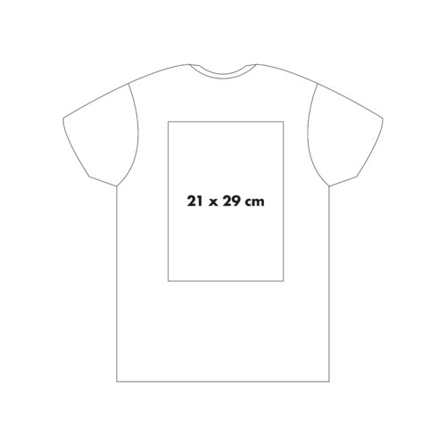 Katoenen T-shirt met korte mouwen en ronde hals.