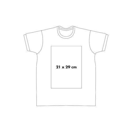 Katoenen t-shirt met korte mouwen en ronde hals.