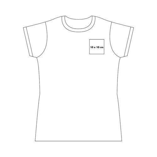 Katoenen T-shirt met korte mouwen en ronde hals.