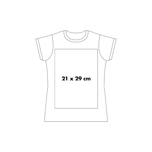 Katoenen T-shirt met korte mouwen en ronde hals.