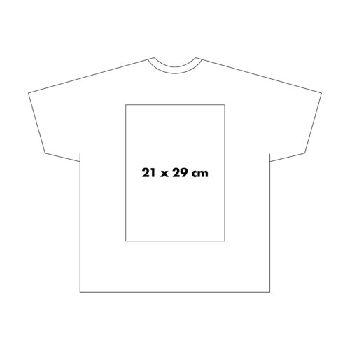 Katoenen T-shirts met korte mouwen en ronde hals.