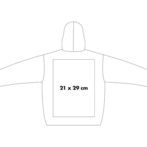 Katoenen hoodie met capuchon en kangoeroezak.