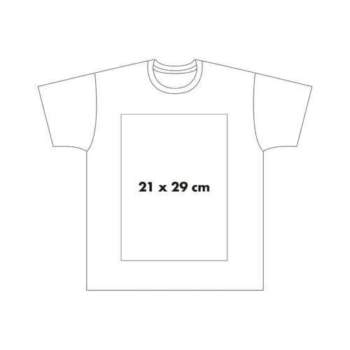 Katoenen T-shirt met korte mouwen en ronde hals.