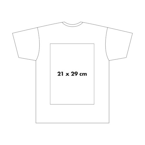 Katoenen T-shirt met korte mouwen en ronde hals.