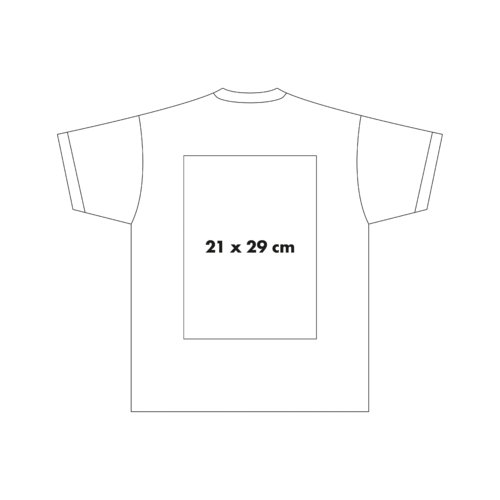 Katoenen T-shirt met korte mouwen en ronde hals.