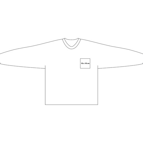 Katoenen sweatshirt met lange mouwen en ronde hals.