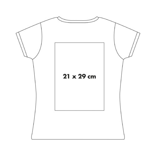 Katoenen T-shirt met korte mouwen.