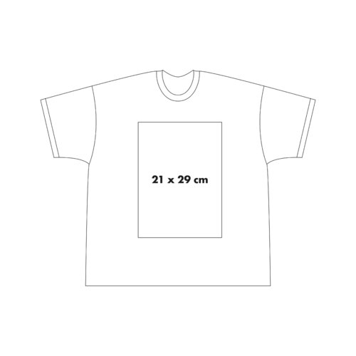 Katoenen T-shirt met korte mouwen en ronde hals.