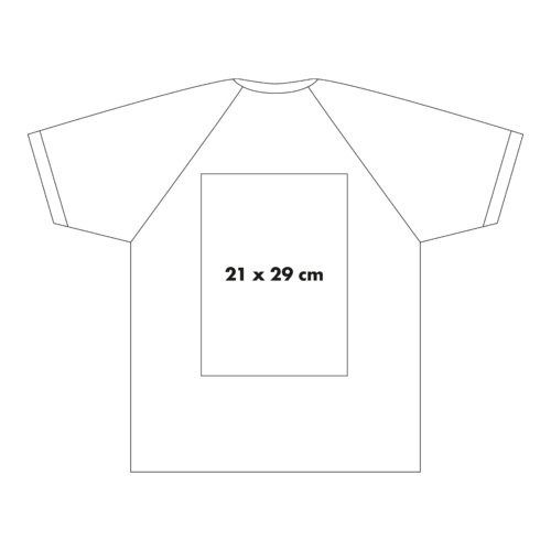 Katoenen T-shirt met contrasterende mouwen en ronde hals.