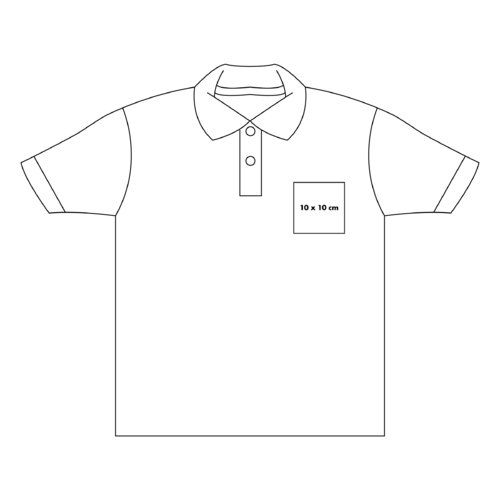 Piqu poloshirt van katoen met korte knoopsluiting.