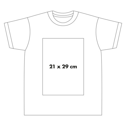 Katoenen T-shirt met ronde hals en korte mouwen.