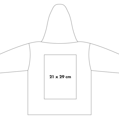 Katoenen hoodie met capuchon en kangoeroezak.