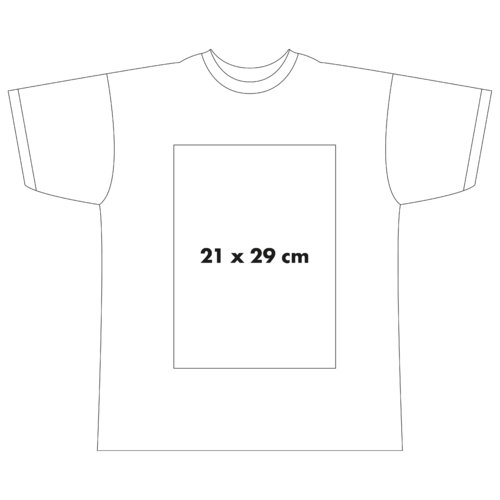 Katoenen T-shirt met ronde hals en korte mouwen.