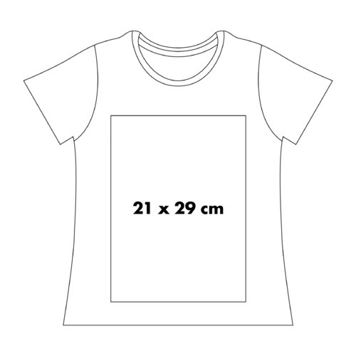 Katoenen T-shirts met korte mouwen en ronde hals.