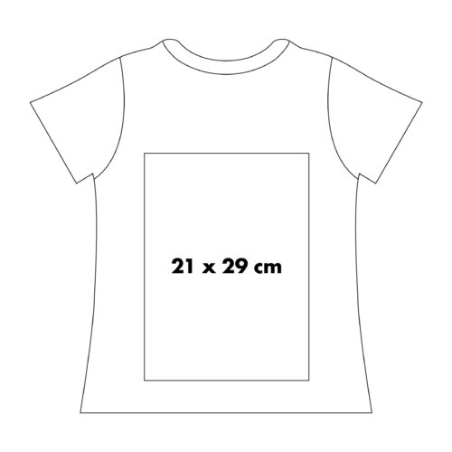 Katoenen T-shirt met korte mouwen en ronde hals.