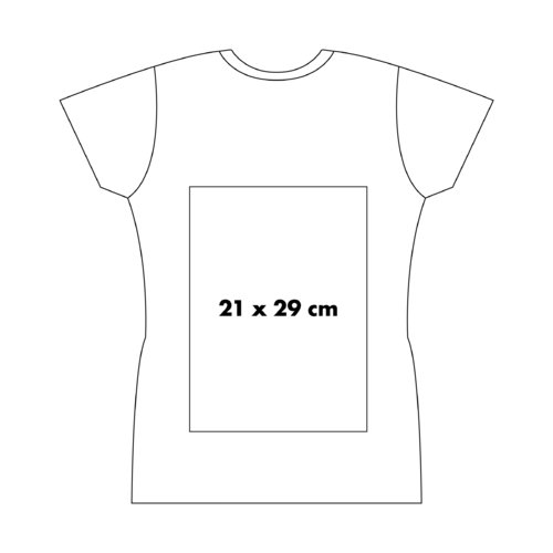Katoenen T-shirt met korte mouwen en ronde hals.