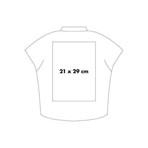 Blouse van stof met korte mouwen en kraag.