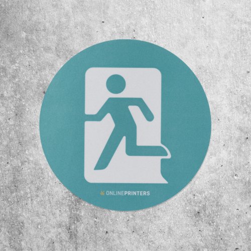 Reflecterende ronde sticker.