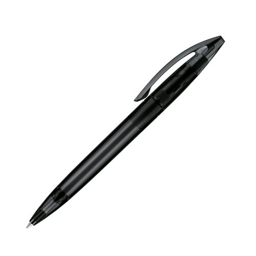 Zwarte kunststof draaibalpen met clip.