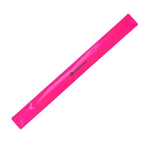 Roze plastic snap armband.