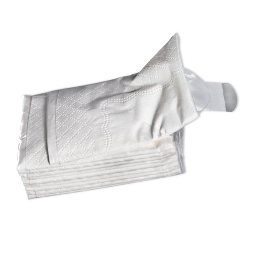 Witte tissues, 3-laags, in een verpakking.