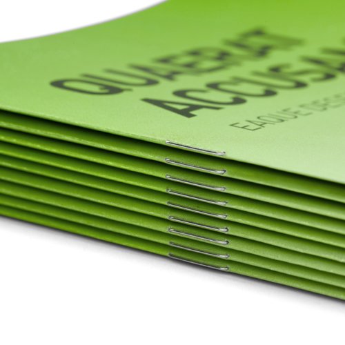 Brochures, eco-/natuurpapier, staand formaat, DL 3