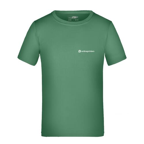 Groen sportief T-shirt voor kinderen.