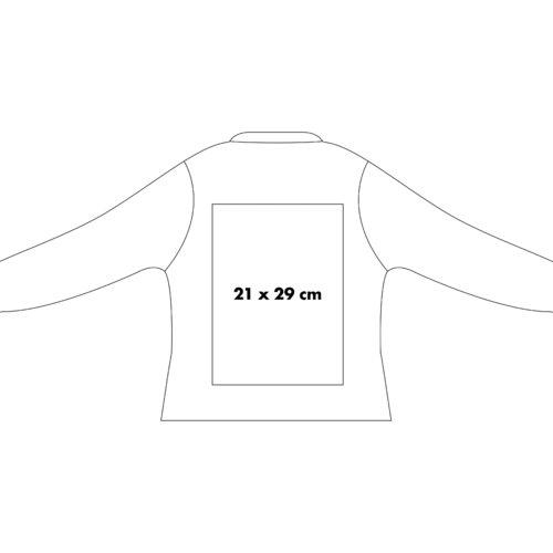 Fleece jack met volledige ritssluiting en zakken aan de zijkant.