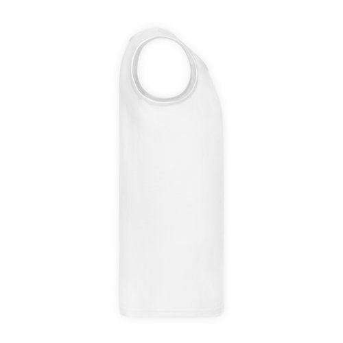 Wit katoenen tanktop voor heren.