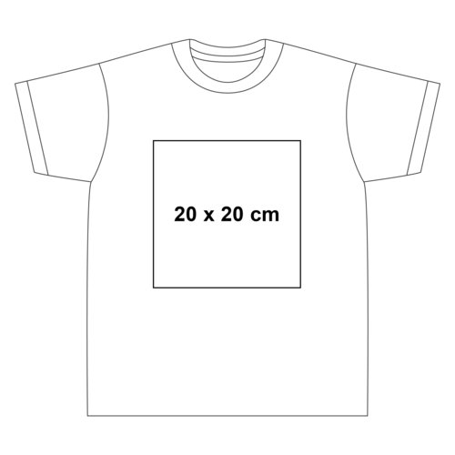 Wit katoenen T-shirt voor jongens met korte mouwen en ronde hals.