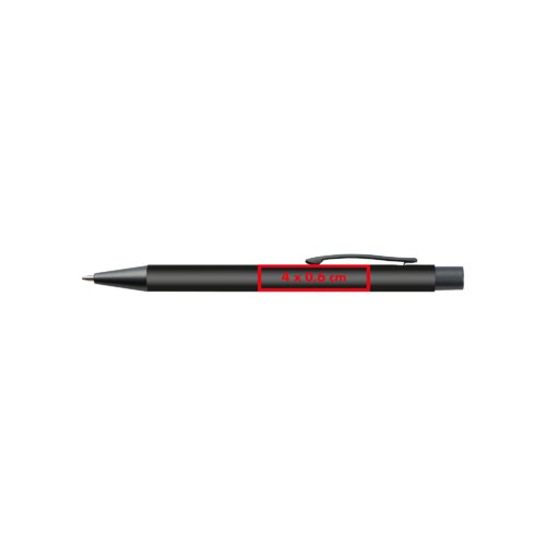 Plastic balpen met clip.