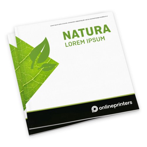 Catalogi gelijmd, eco-/natuurpapier, vierkant, A3-vierkant 2