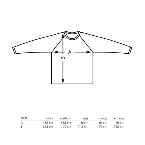 Shirt met lange mouwen van stof met ronde hals.