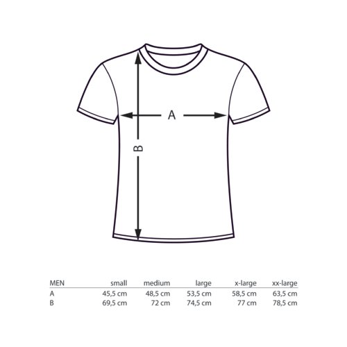 Katoenen T-shirt met V-hals en korte mouwen.