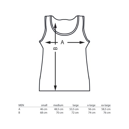 Sportief katoenen tanktop met racerback.