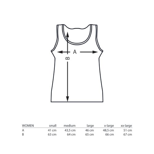 Katoenen tanktop met brede bandjes.