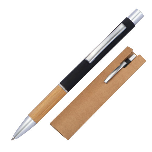 Pen van aluminium met bamboe Bogor 1