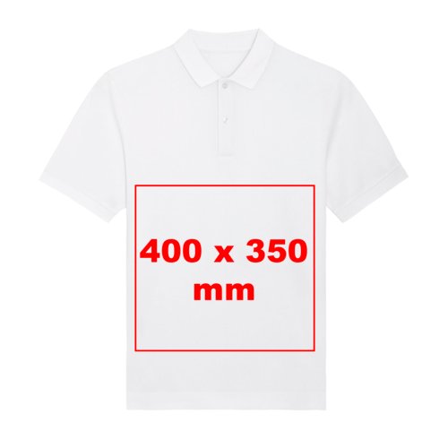 Polo shirt van stof met korte mouwen en knoopsluiting.