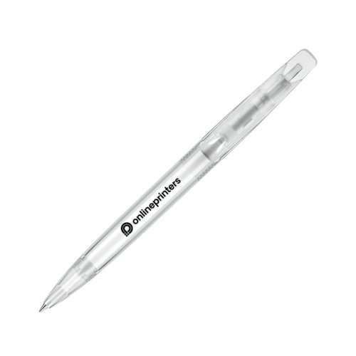 Witte plastic draaibalpen met transparante behuizing.