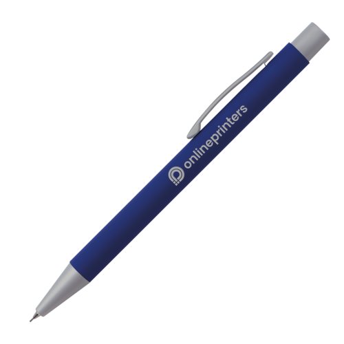 Blauw vulpotlood met clip.