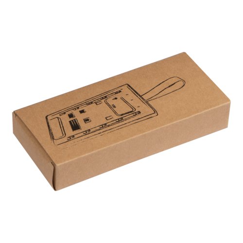 Transparante powerbank met 10.000 mAh capaciteit.