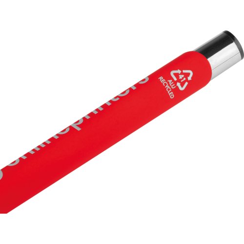 Rode gelpen met patroon en afneembare dop.