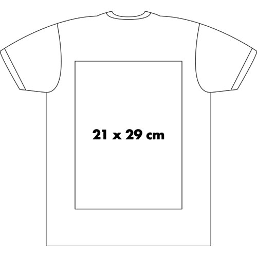 Katoenen T-shirt voor heren met korte mouwen en ronde hals.